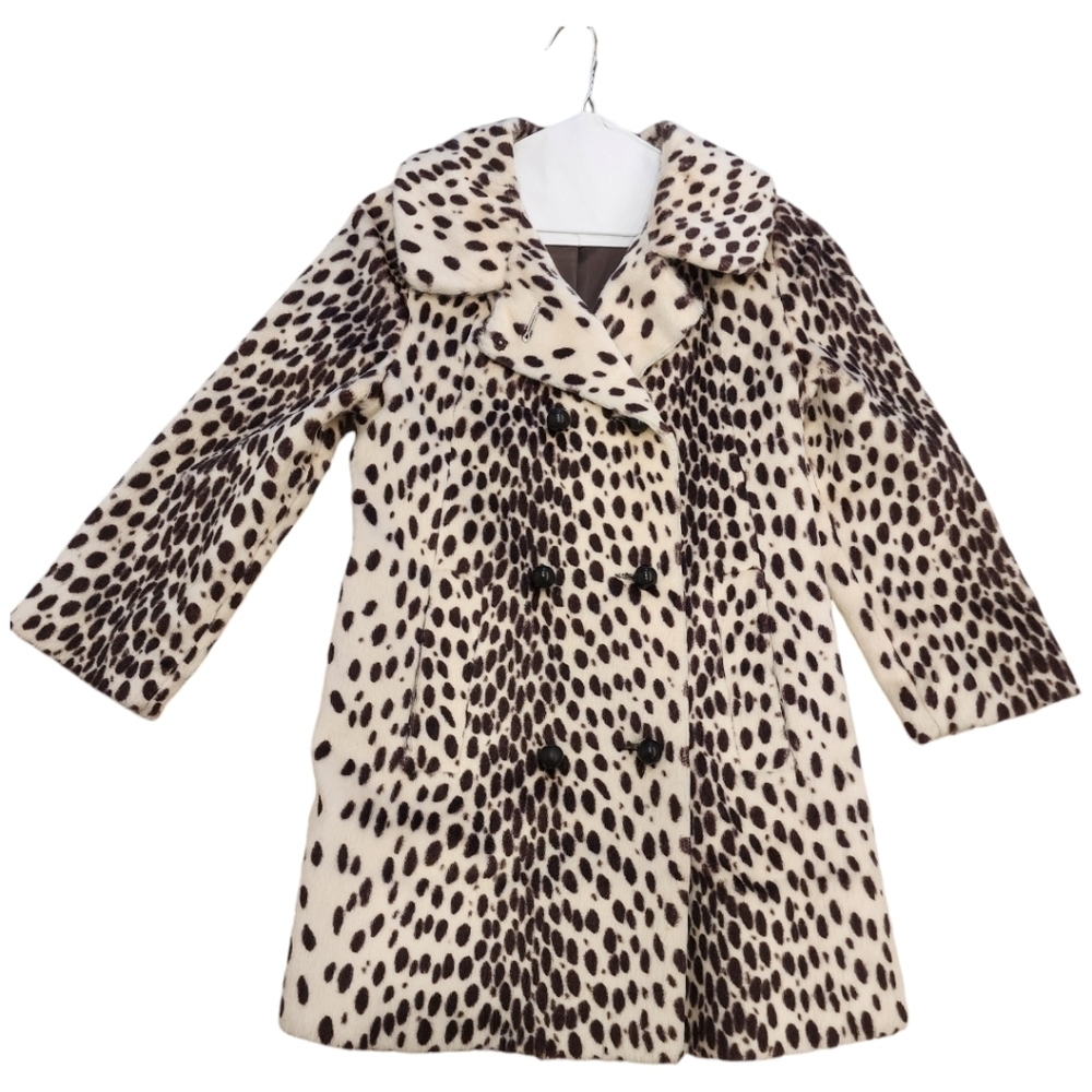 Vintage late 60s early 70s Faux Fur Coat